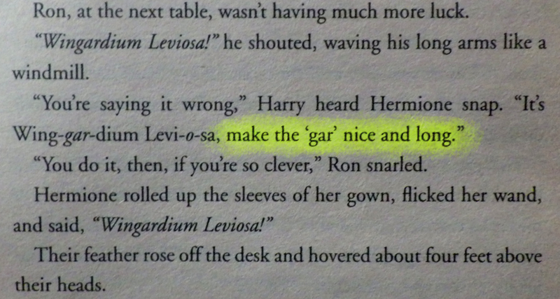 J. K. Rowling loves gar. Big gar.