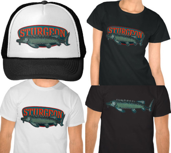 Stugeon logo hats and shirts